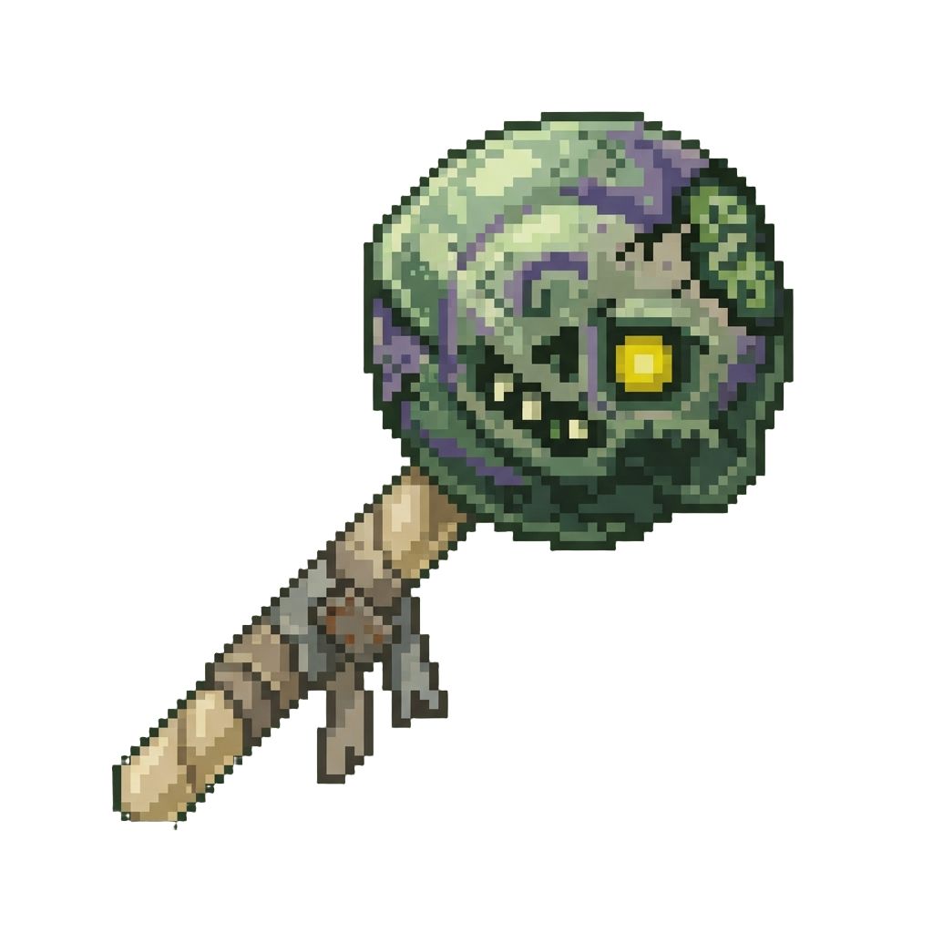 A Gigantic Zombie-themed Giant Lollipop