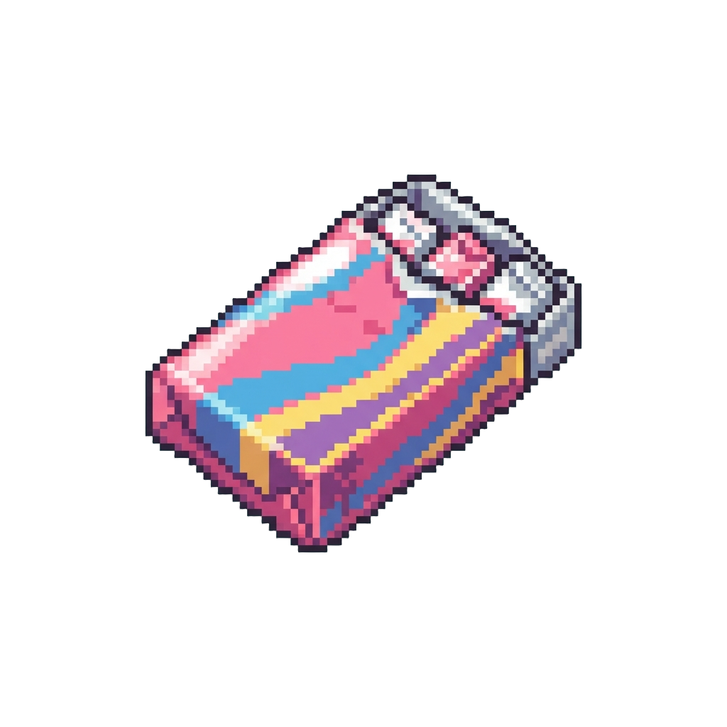 A Colorful Pack of Sugary Bubblegum