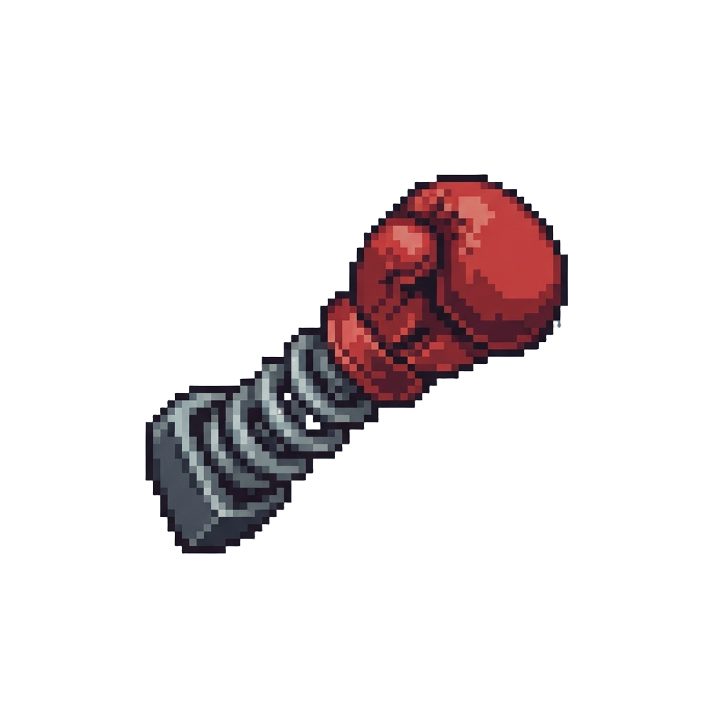 A Spring-loaded Boxing Glove That Punches @image1 Square in the Face