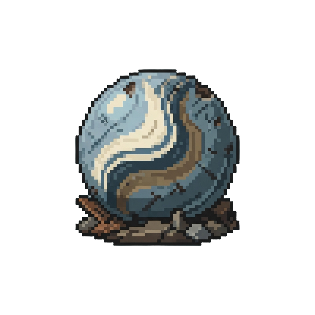 A Runaway Marble Obstacle
