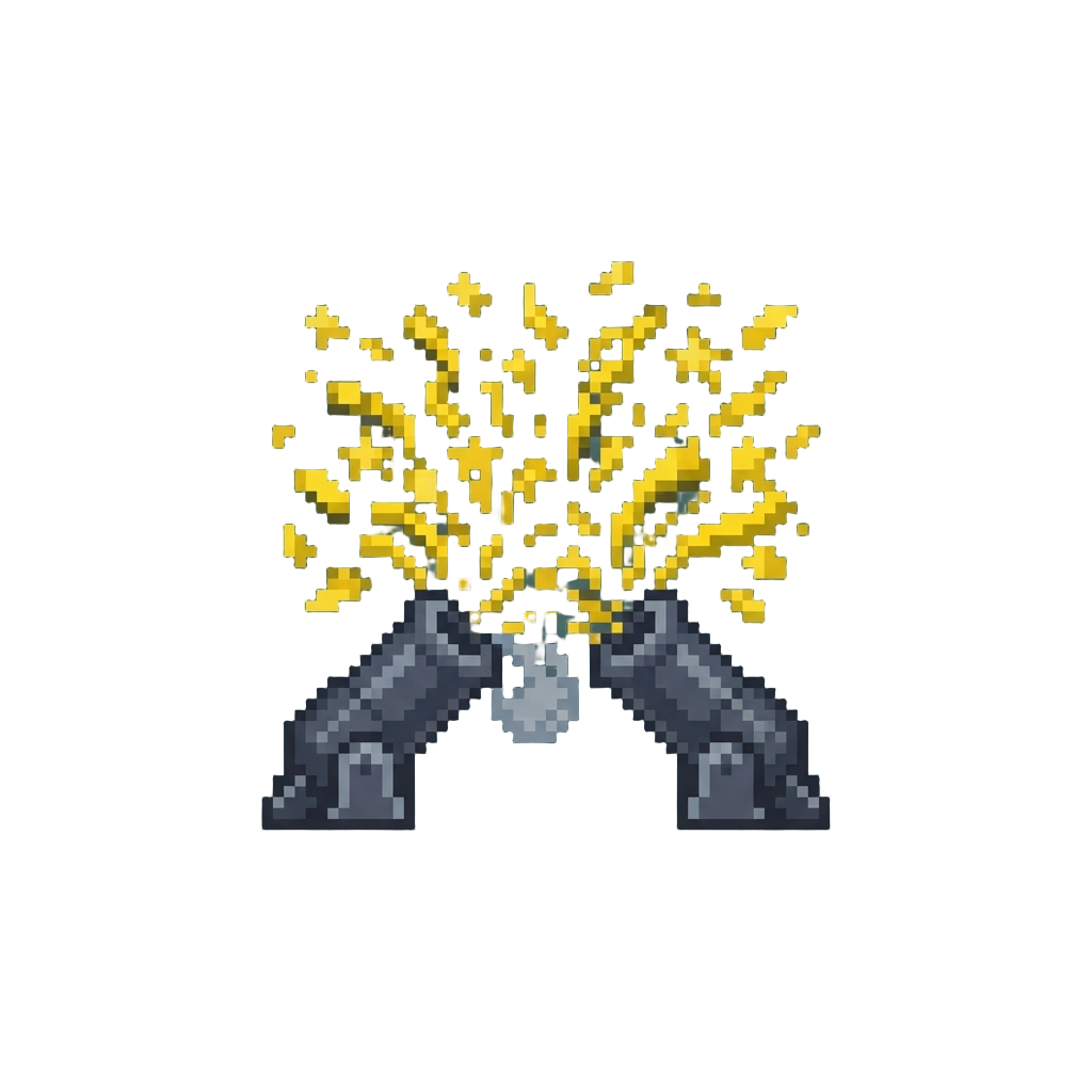 A Sudden Blast of Golden Confetti Cannons