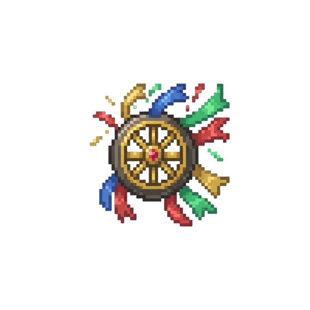 A Rim-hanging Spin Celebration