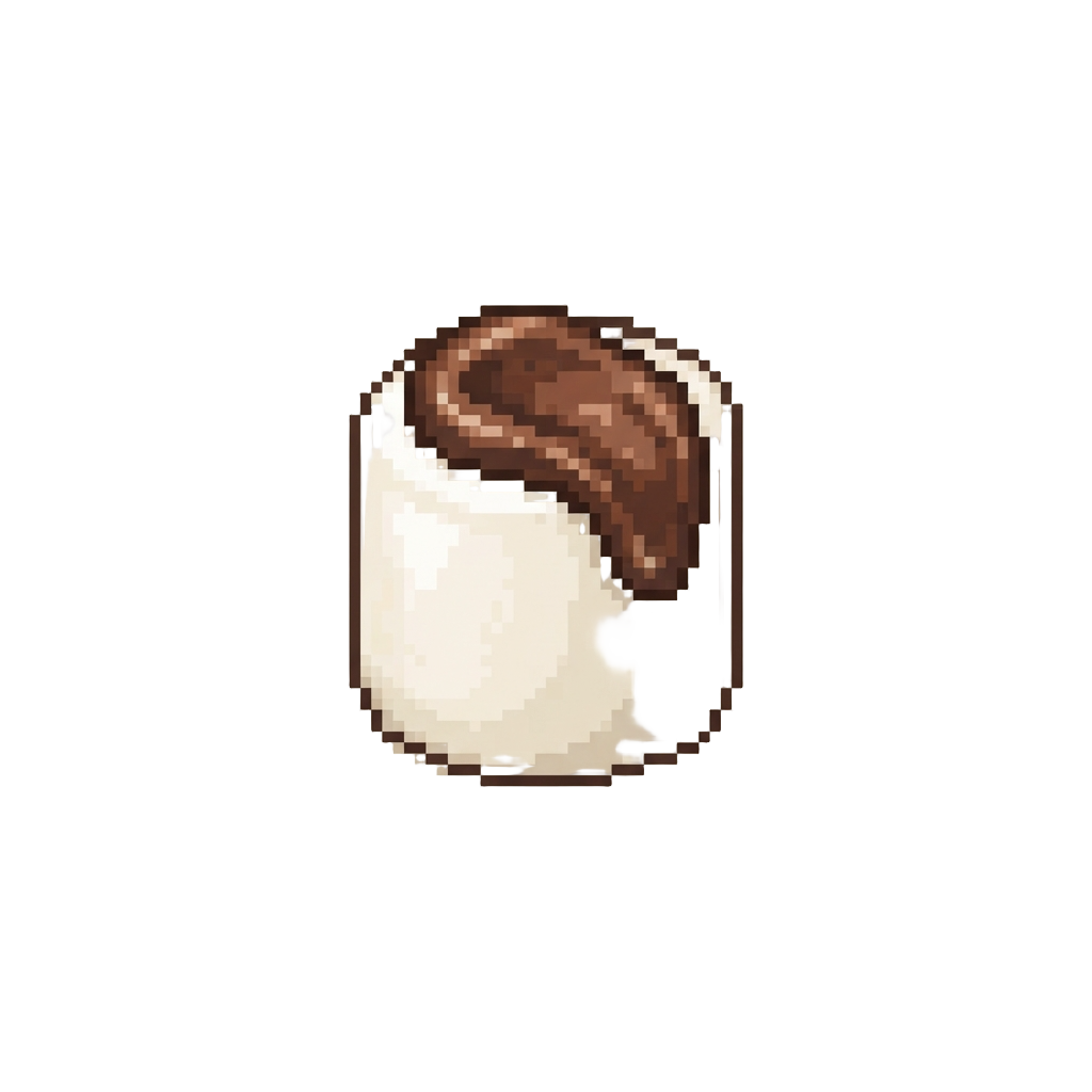 A Generous Smear of Nutella on a Mini Marshmallow