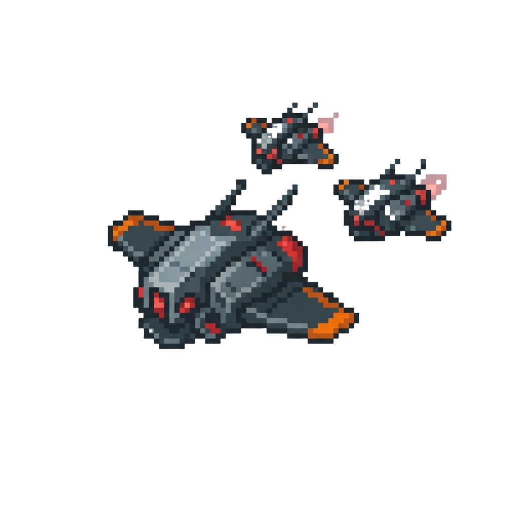 A Fleet of Enemy Attack Drones