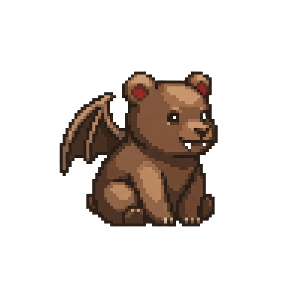 A Vampire Bat Bear Pattern
