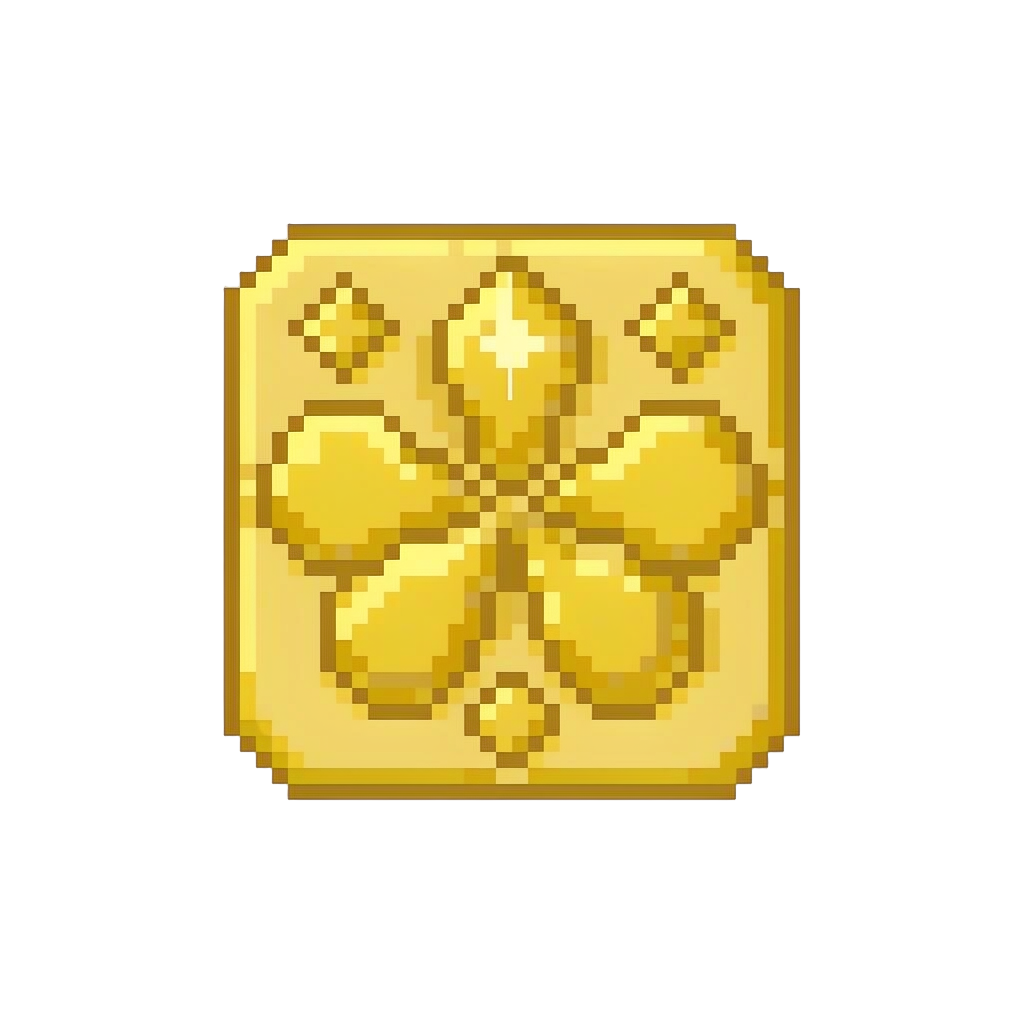 A Sparkling Golden Metallic Plush Pattern