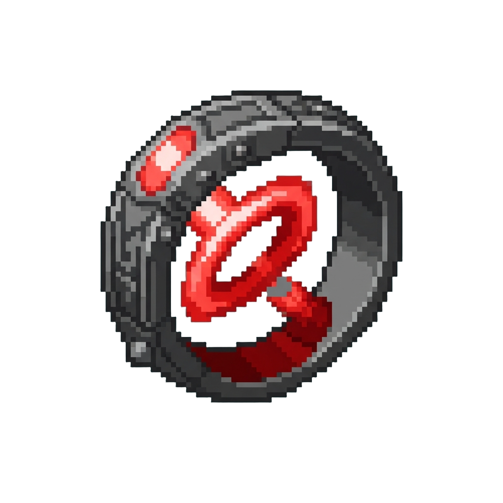 Dancing Red Laser Ring
