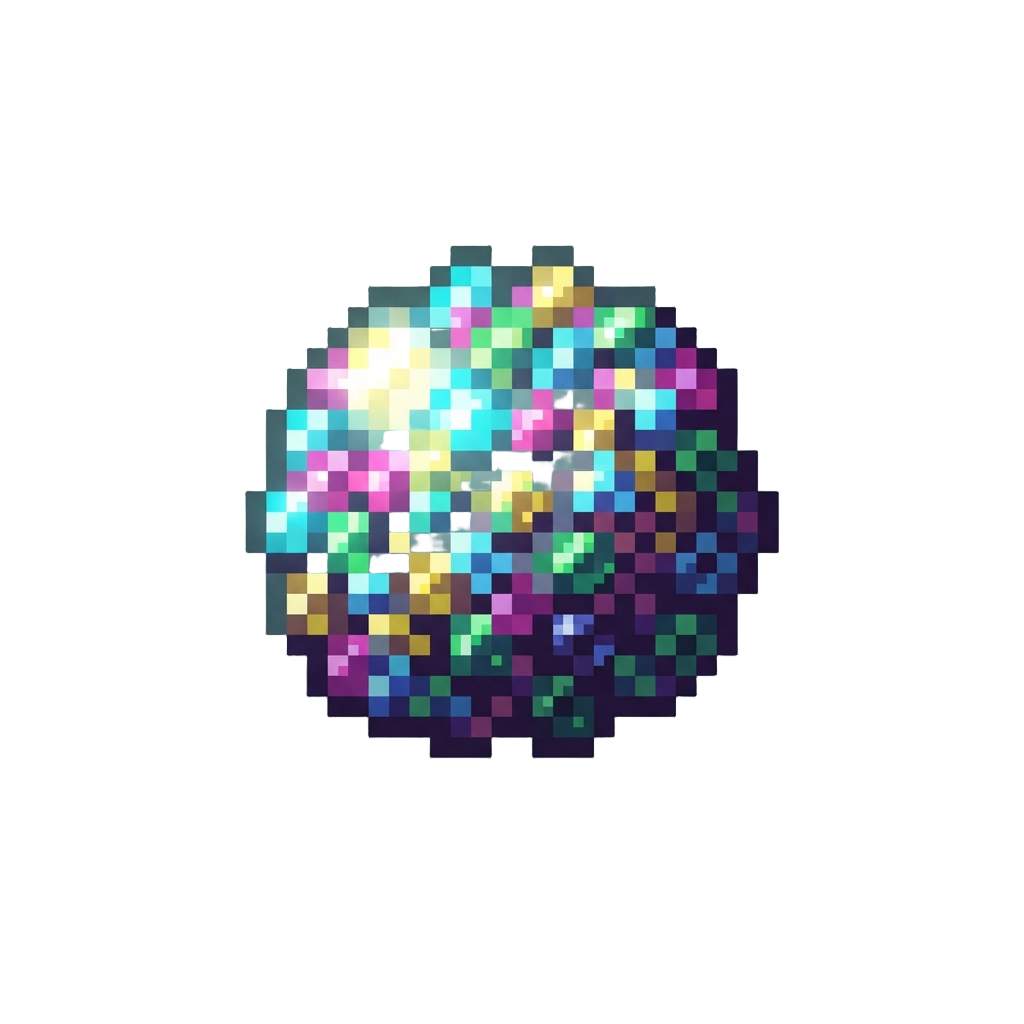 Glowing Holographic Confetti Dots