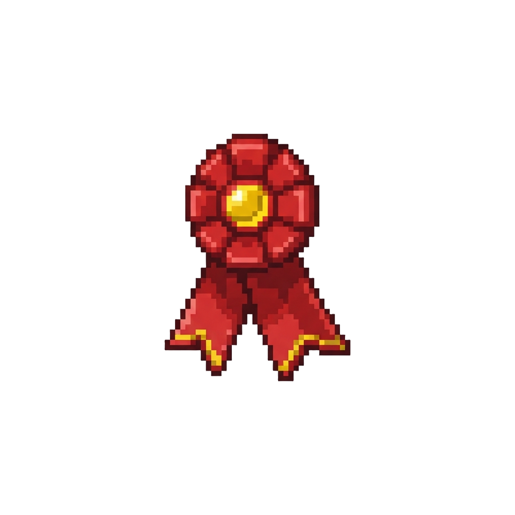 A Tiny Satin Winner Ribbon