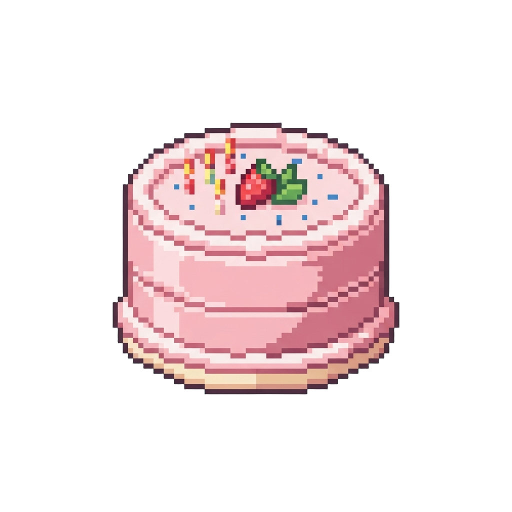 Festive Frosted Birthday Cake