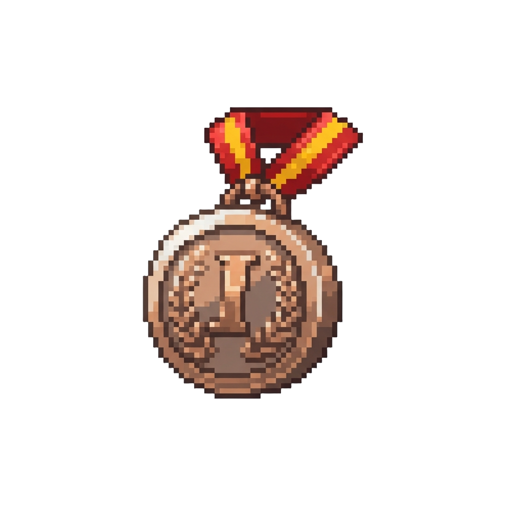 A Shiny Bronze Medal