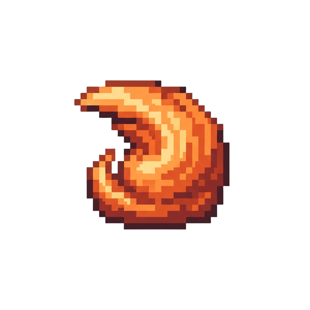 A Fiery Orange Energy Dust Wave