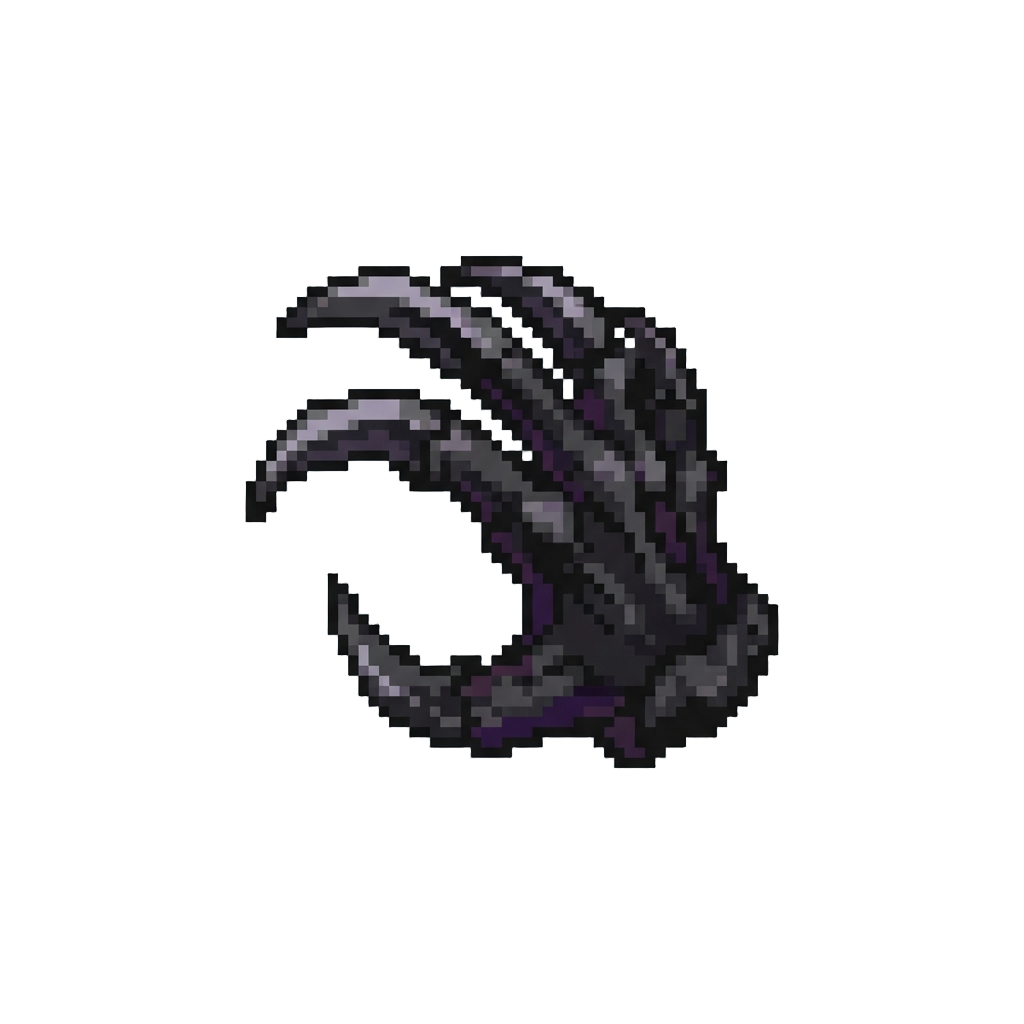 A Giant Pixelated Shadow Claw