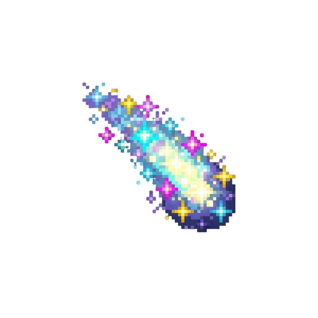 A Glittering Stardust Trail