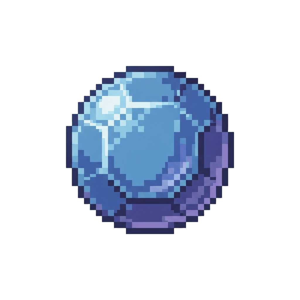 A Glistening Crystal Sphere
