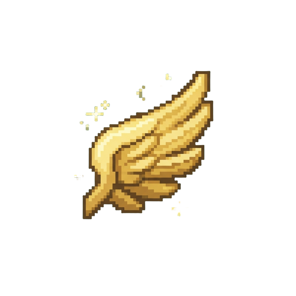 A Shimmering Golden Wing-sparkle