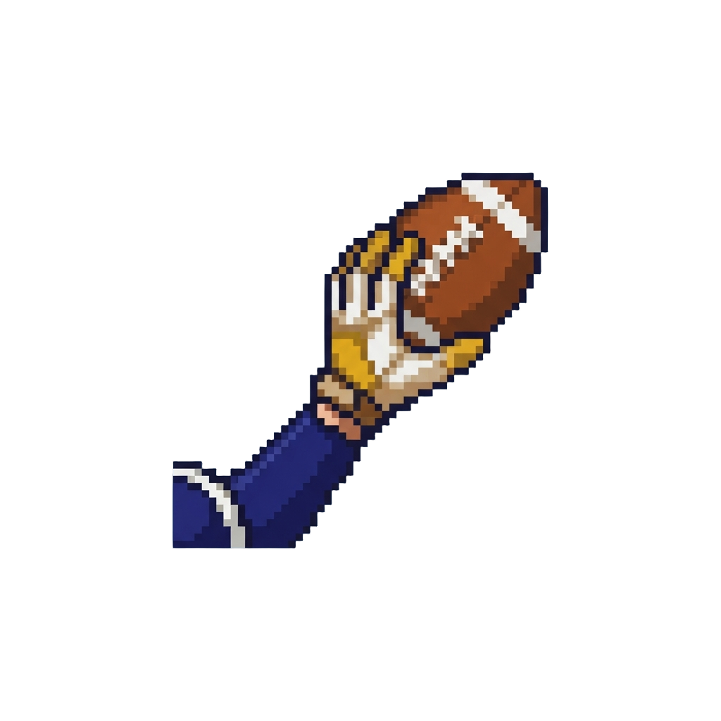A Soaring One-handed Endzone Catch