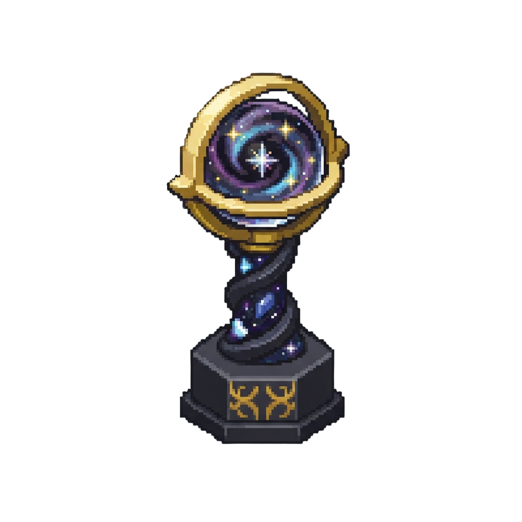 A Legendary Cosmic Trophy Icon