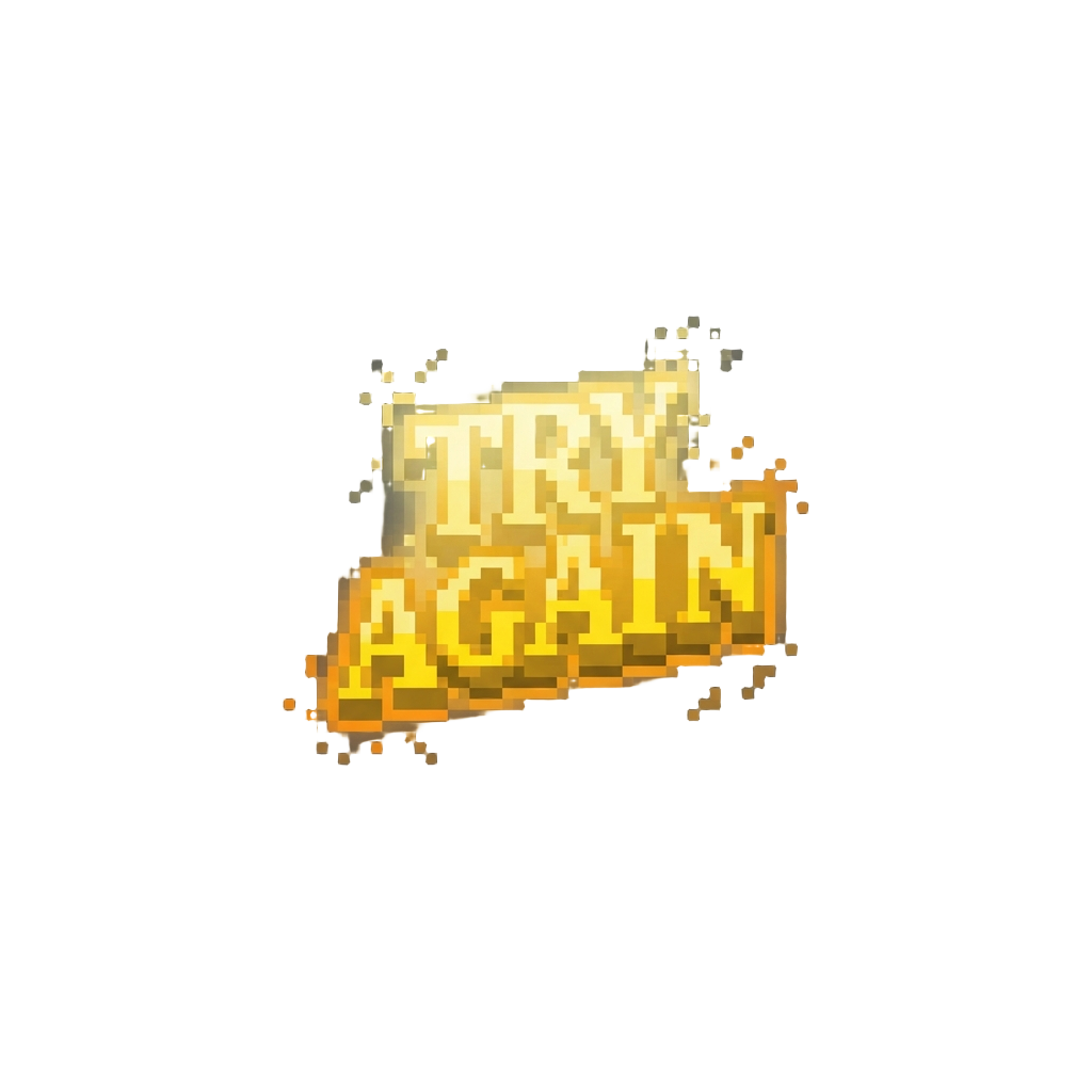 A Fading 'try Again' Prompt