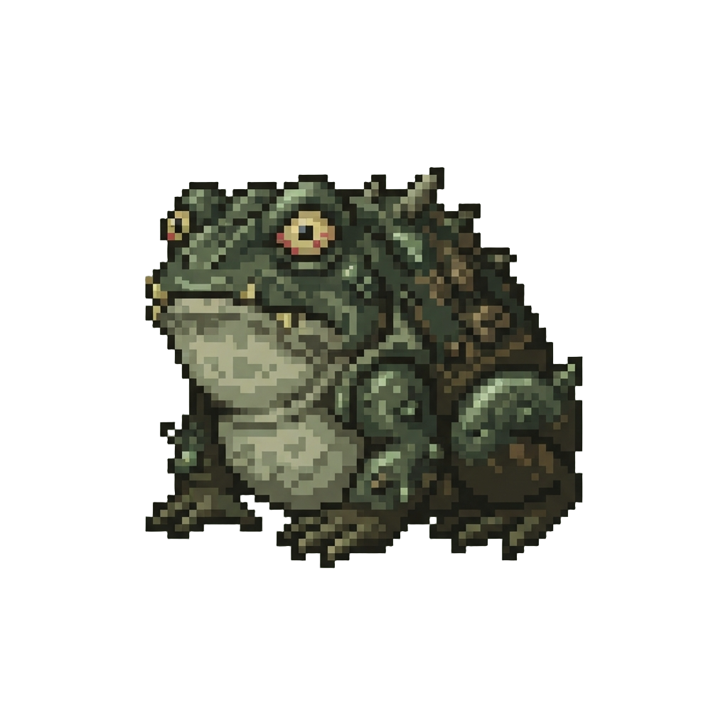 A Grotesque Toad-like Bayou Monster