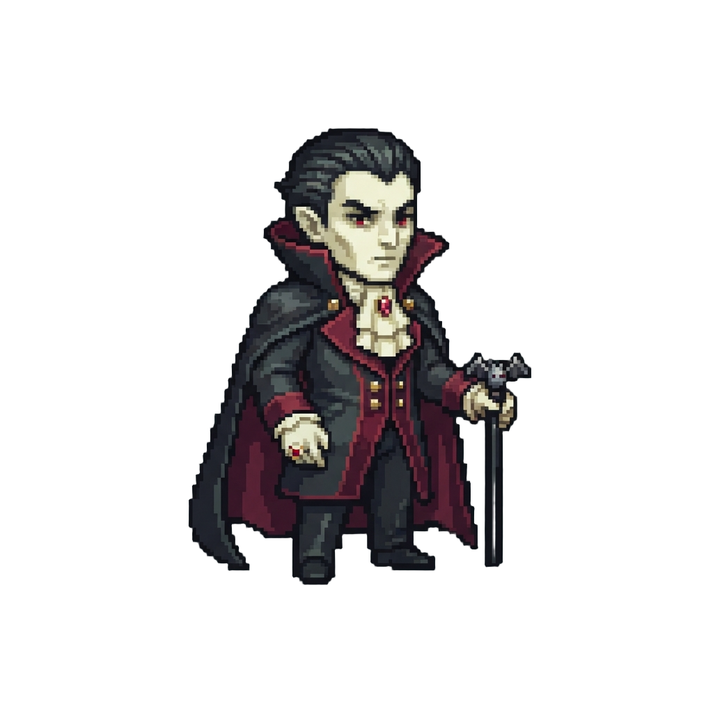 A Shadowy Victorian Noble Vampire