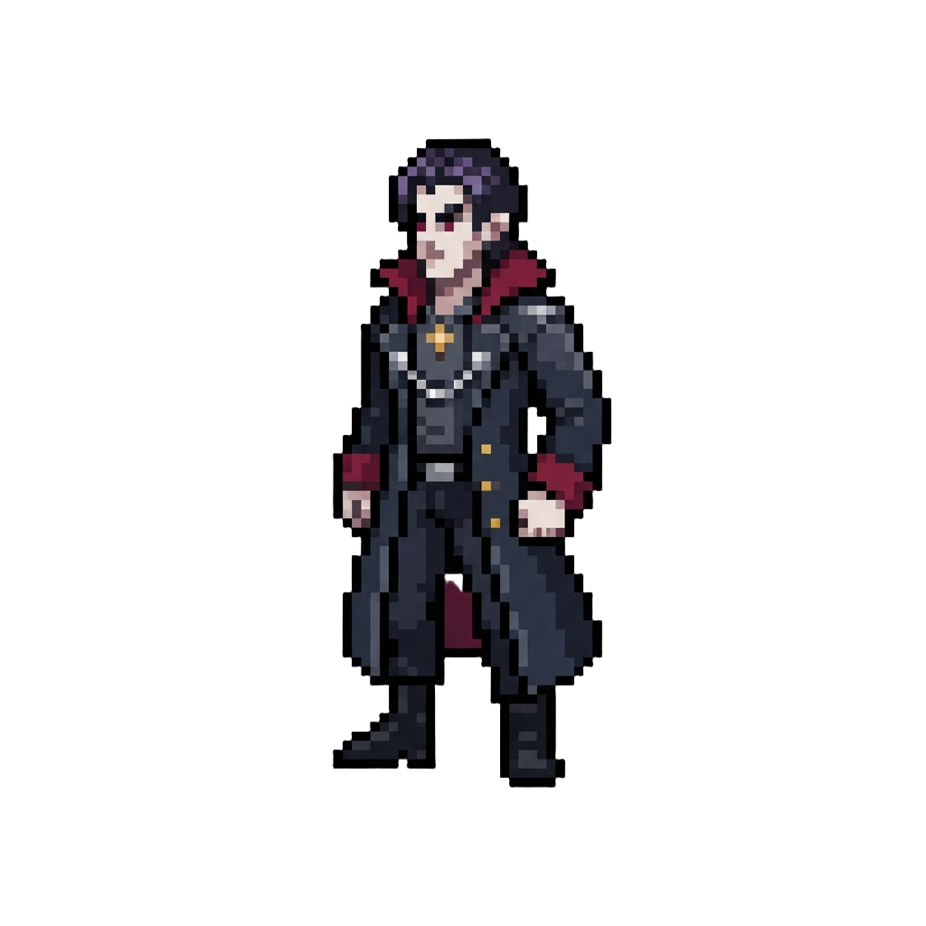 A Stylish Modern Night-walker Vampire