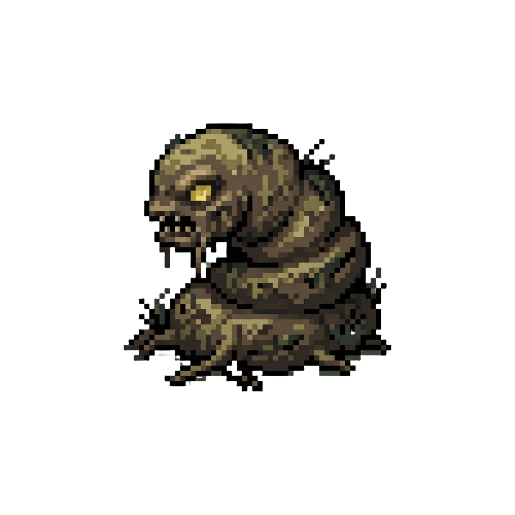 A Mud-covered Creeping Marsh Horror