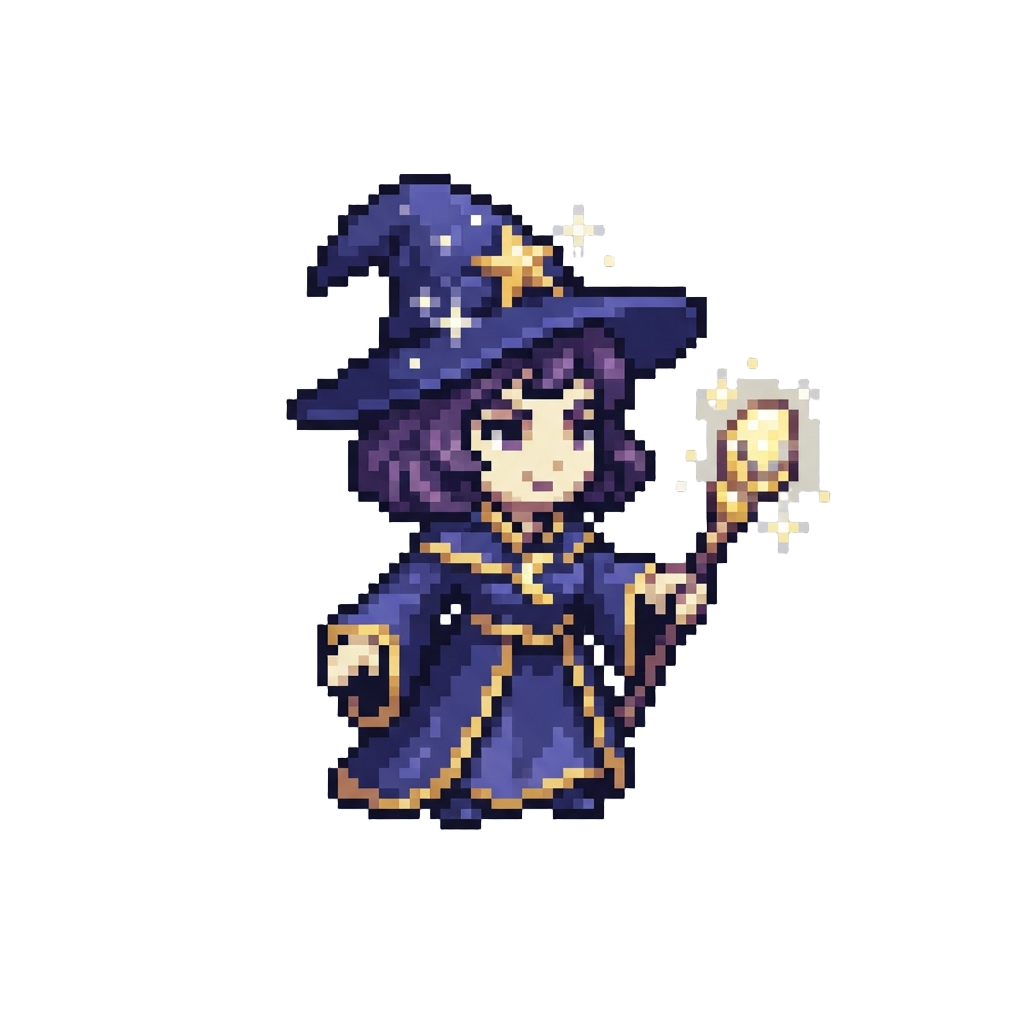A Sparkly Celestial Star Witch