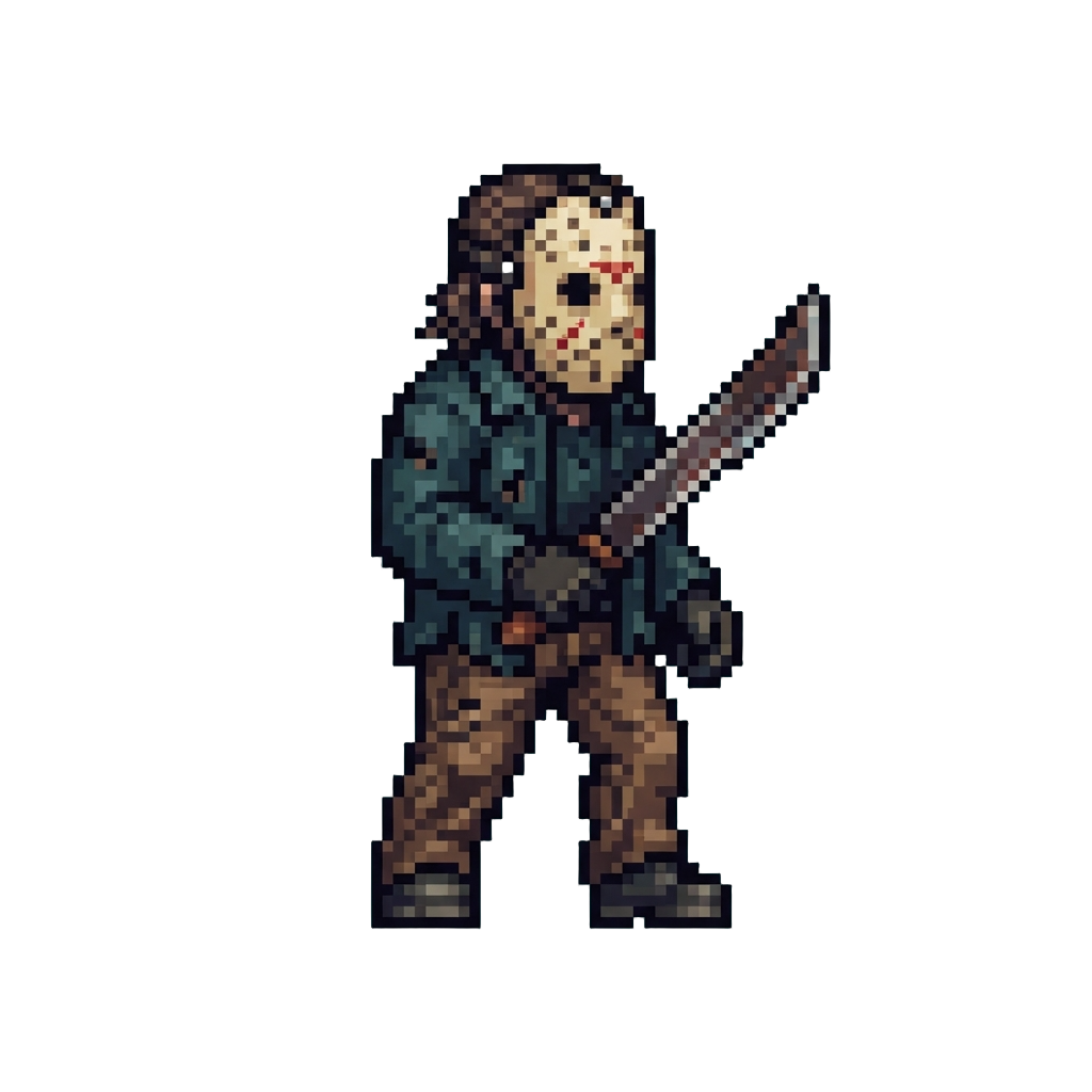 A Towering Ancient Hockey-masked Slasher