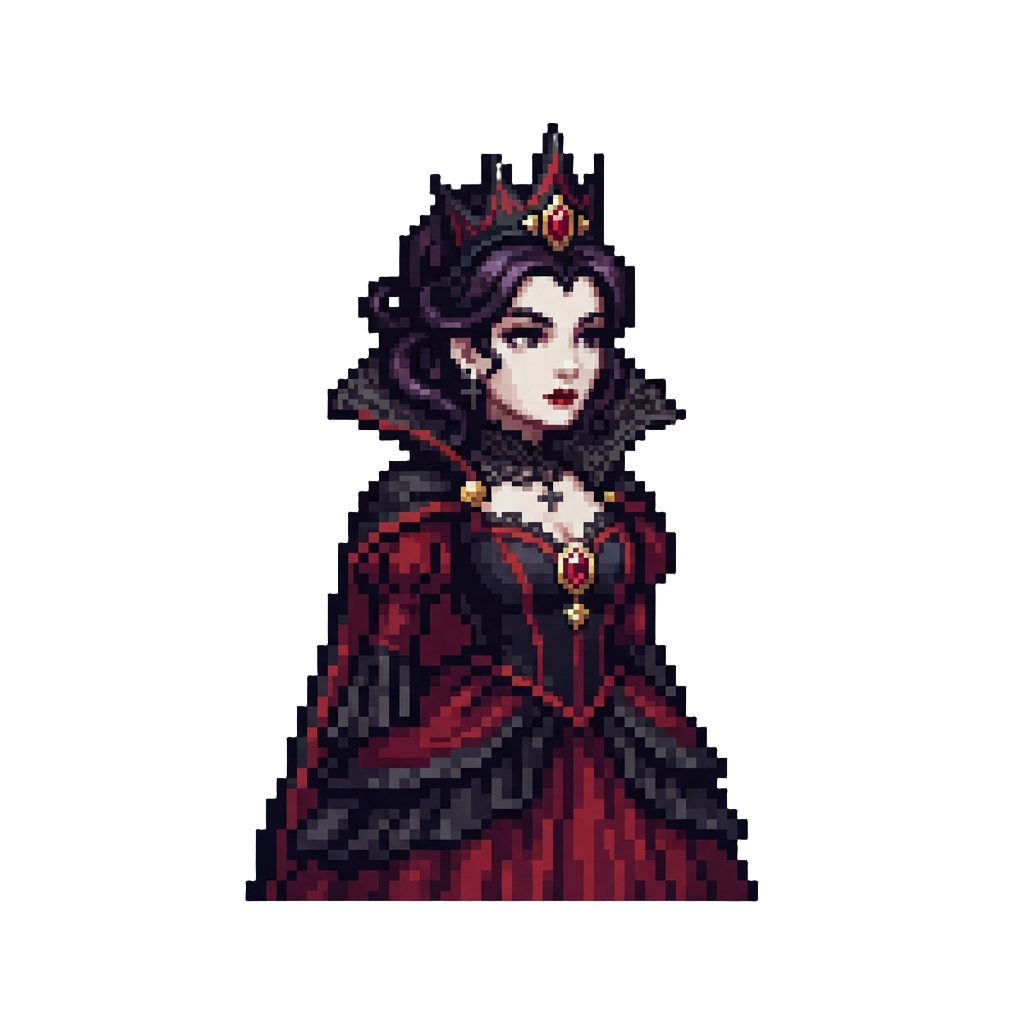 A Glamorous Gothic Vampire Countess