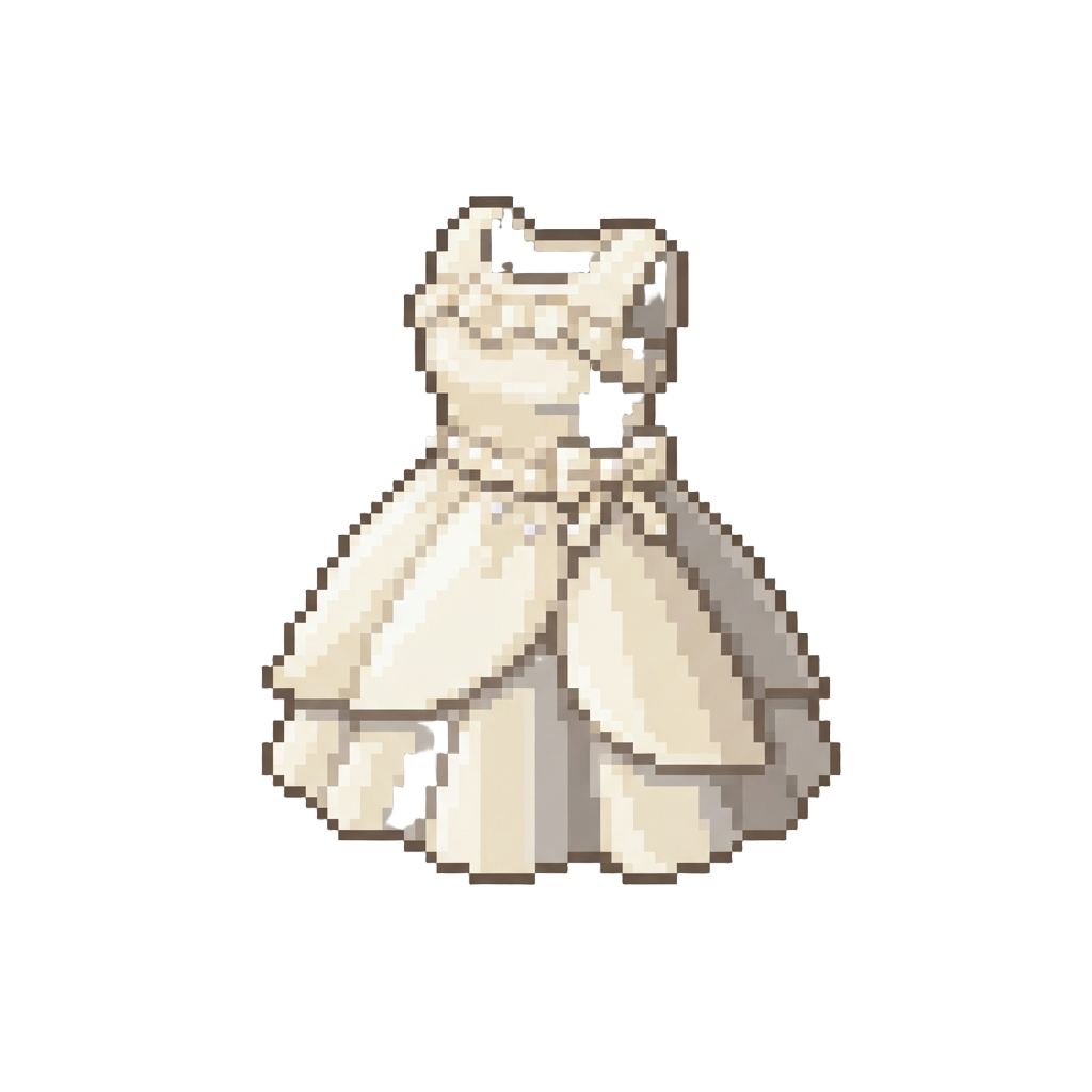 A White Chocolate Truffle Dress
