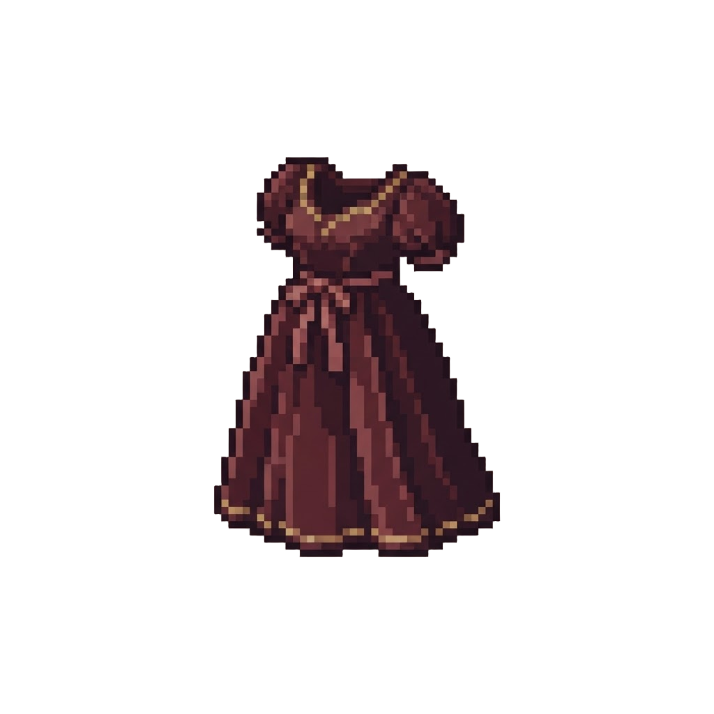 A Cocoa Berry Velvet Gown