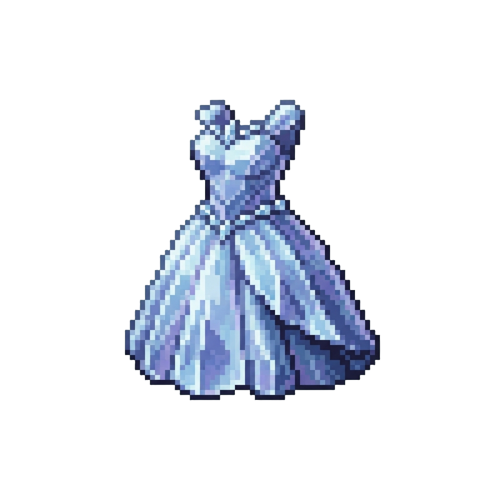 A Frosted Gem Crystal Dress