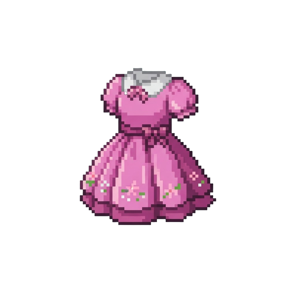 A Bubblegum Blossom Dress