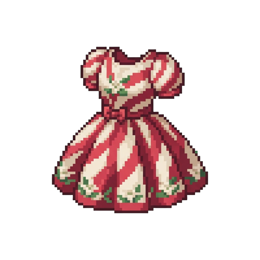 A Peppermint Lily Dress