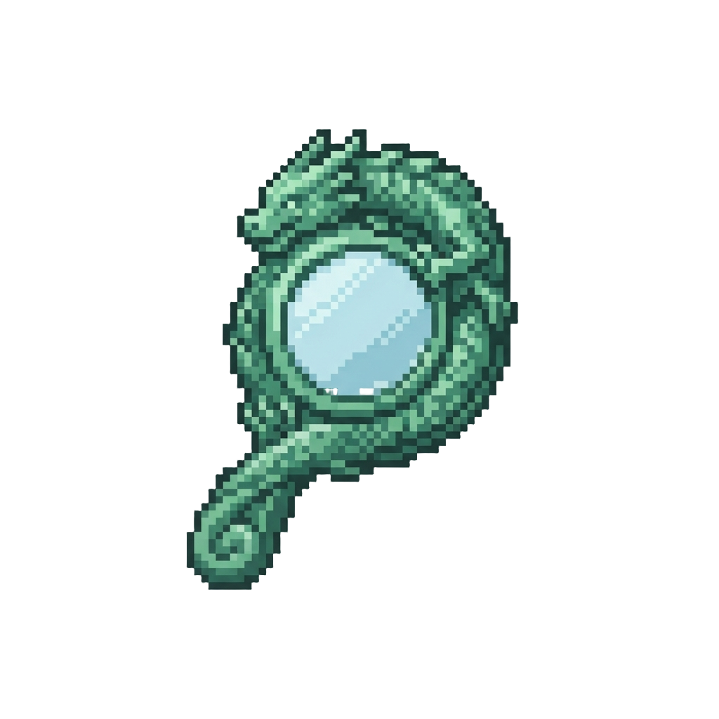 A Mythic Dragon-carved Jade Mirror