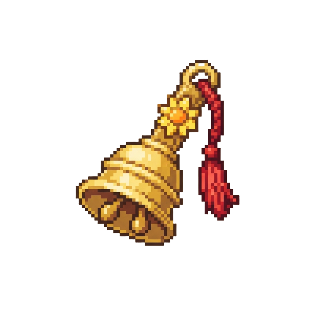 A Sacred Sun-flower Kagura Bell