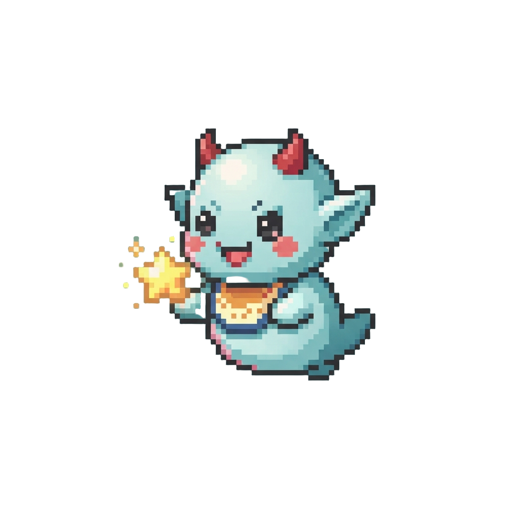 A Tiny Playful Yokai Spirit Figure