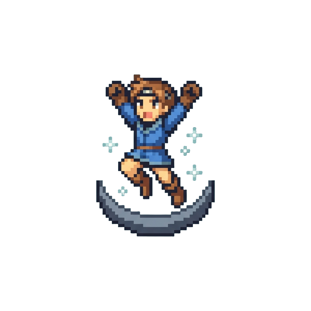 A Joyful Arm-raising Jump in Low Gravity