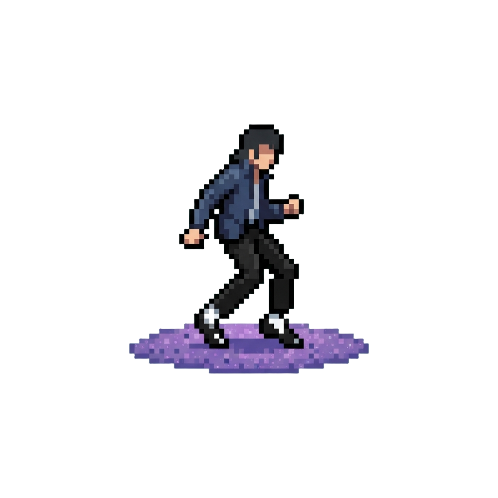 A Moonwalk Dance on Purple Alien Dust