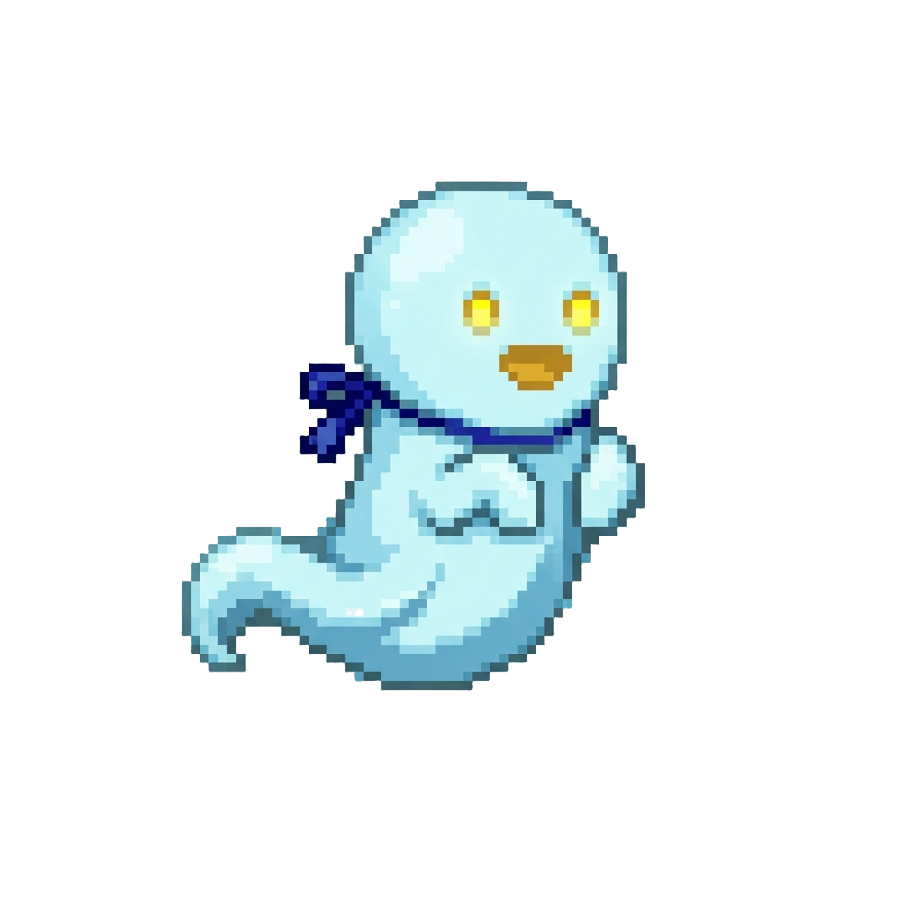 A Floating Glowing Ghost Companion