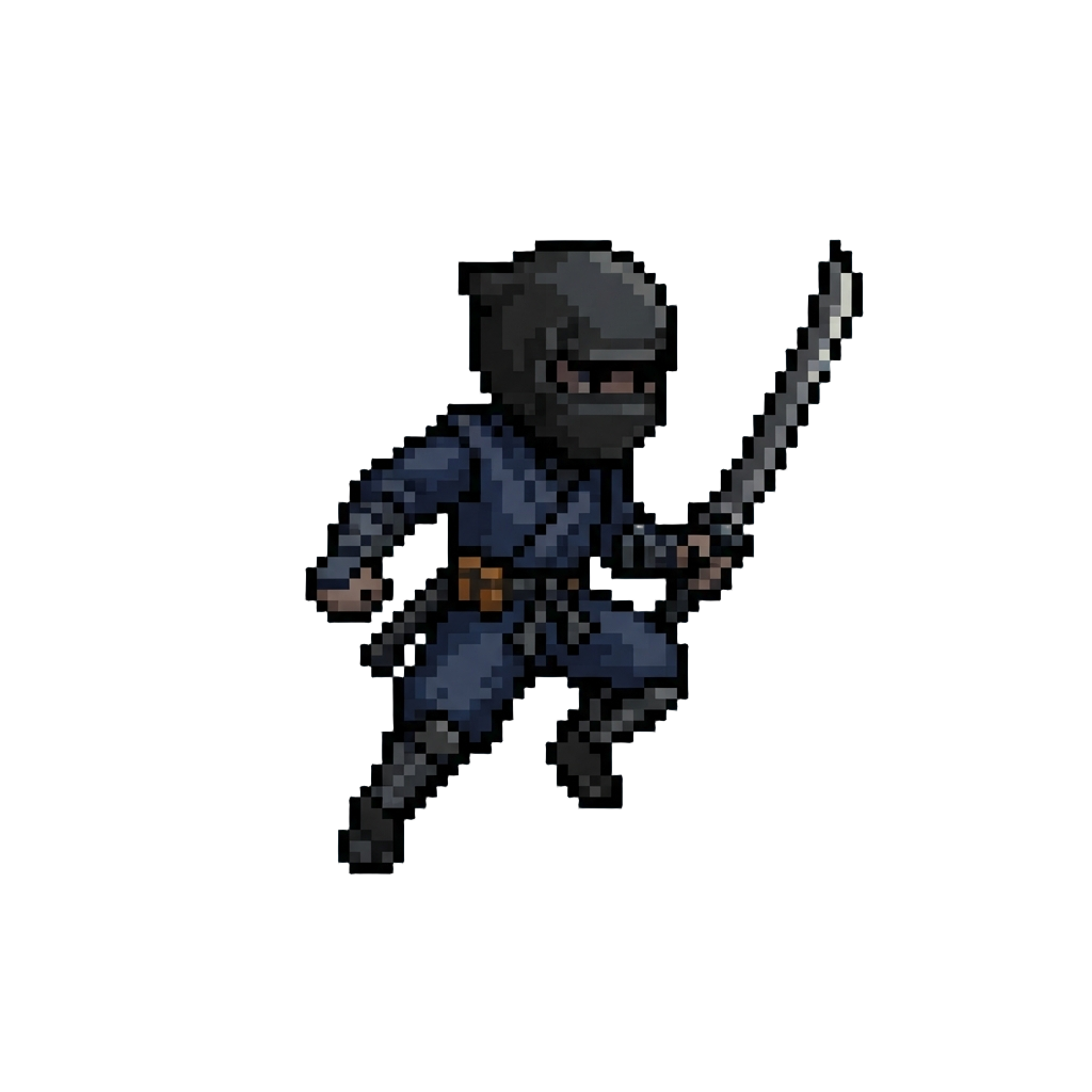 A Shadowy Ninja Stickman