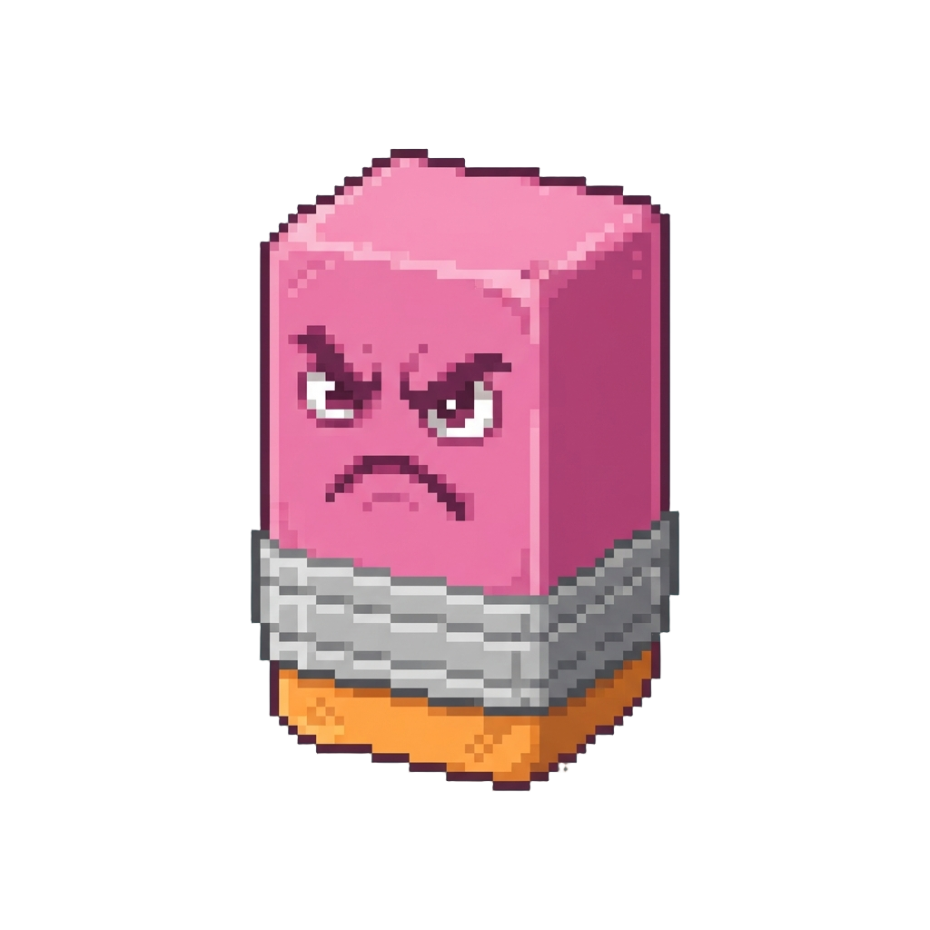 A Giant Angry Rubber Eraser