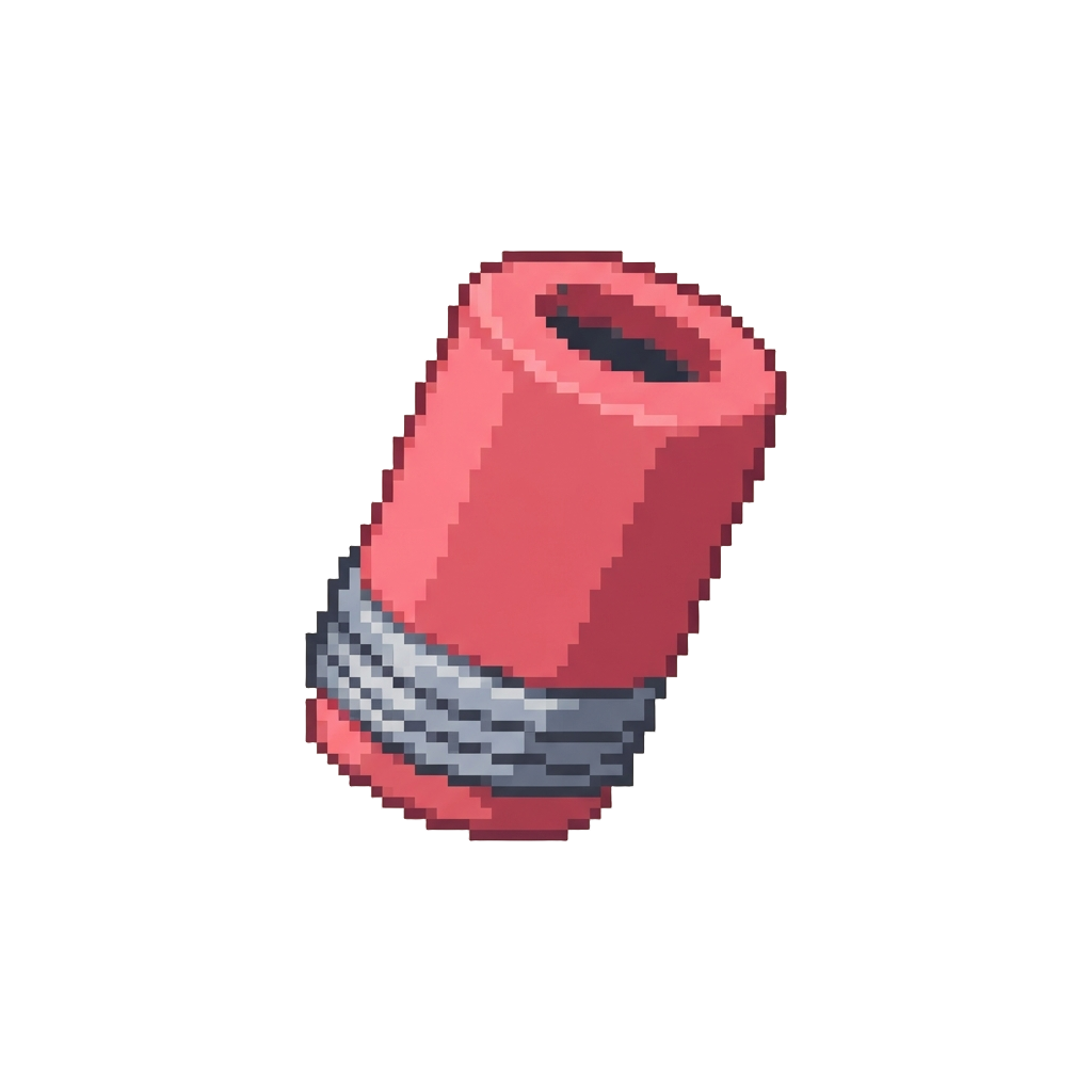 A Hard Rubber Pencil-cap Eraser