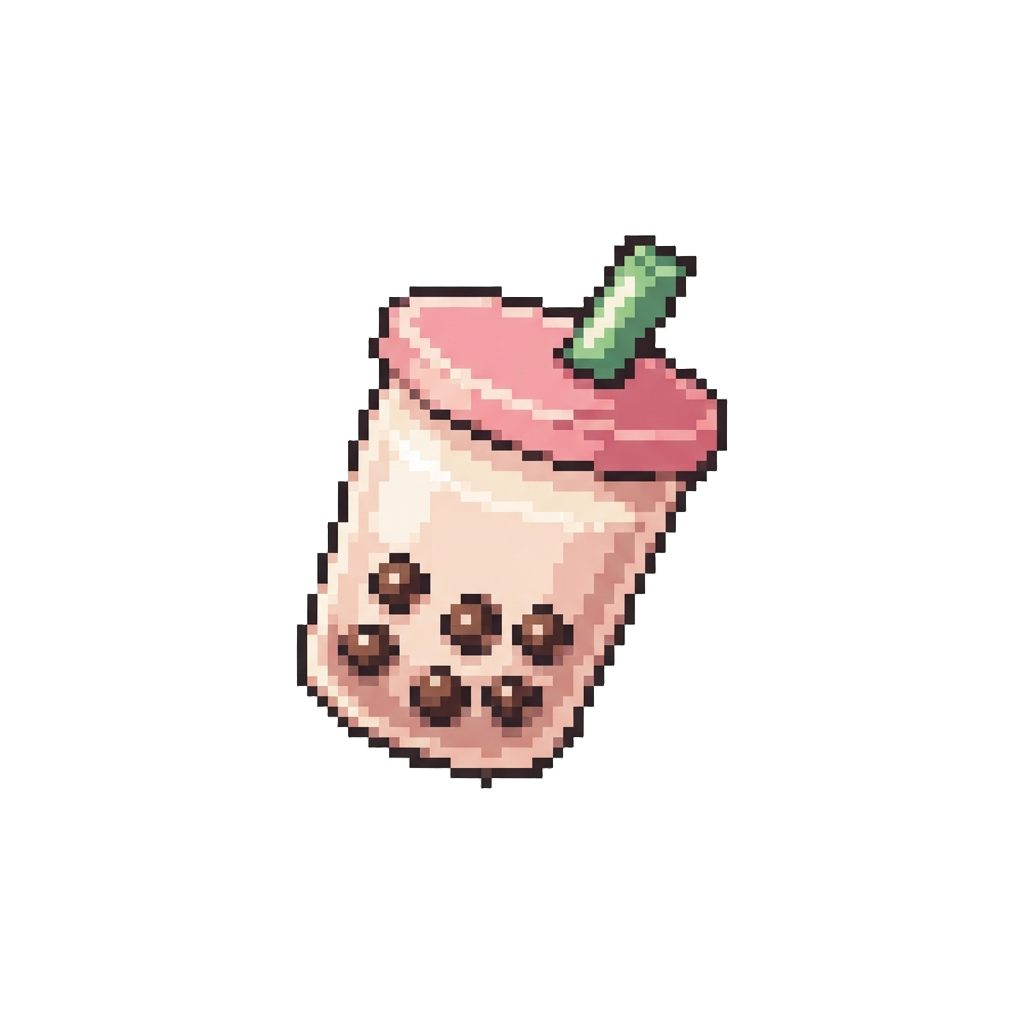 A Cute Boba Cup Eraser Plush