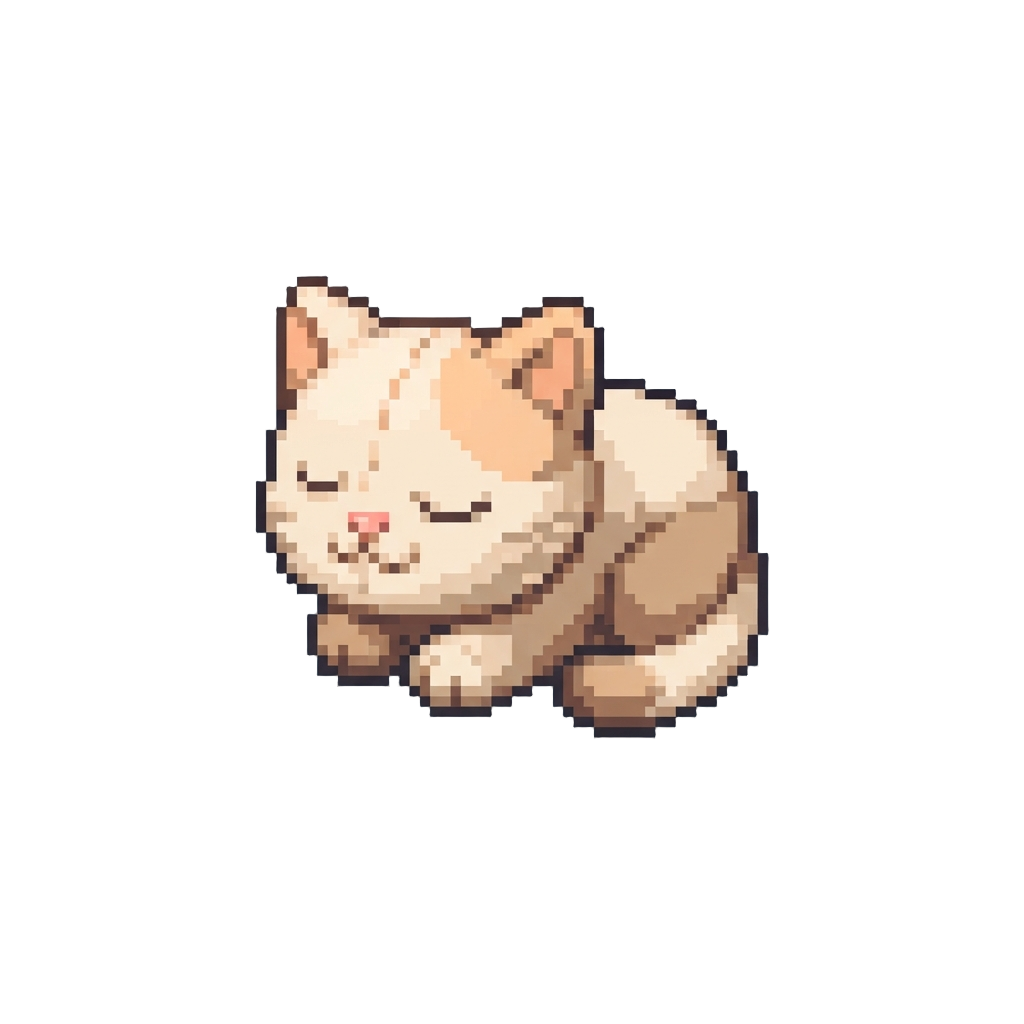 A Soft Sleepy Kitten Eraser Plush