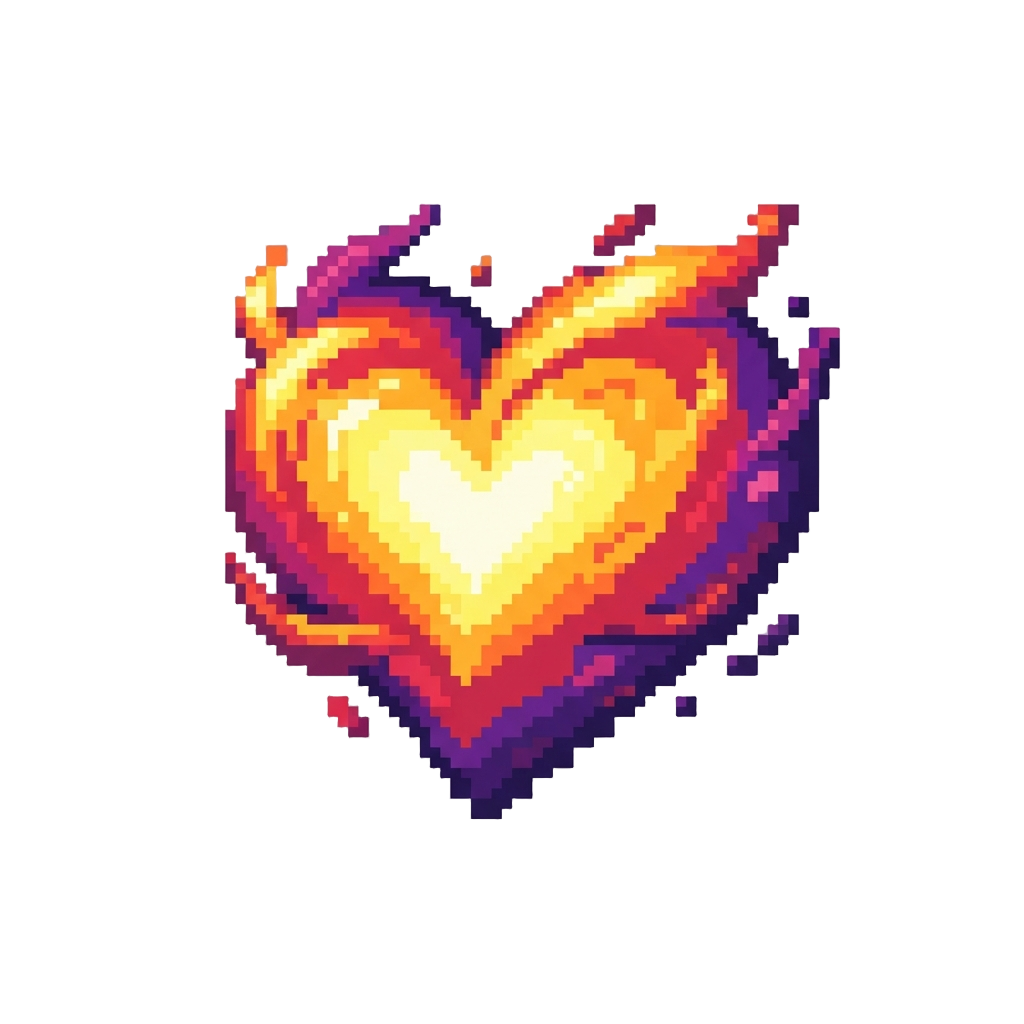 A Heart-shaped Cosmic Explosion