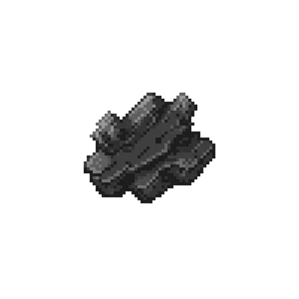 A Single Floating Soot Flake