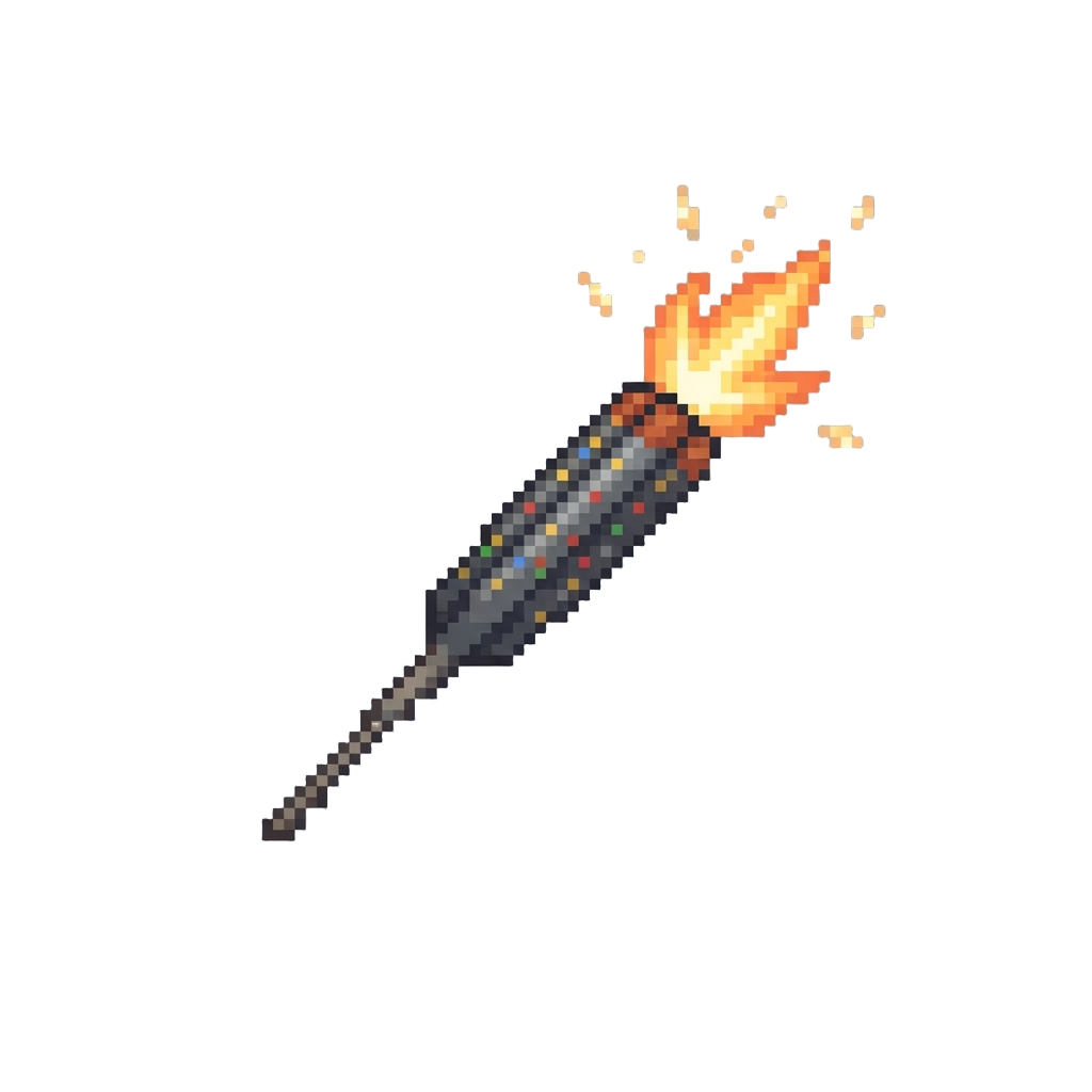 A Tiny Squeaky Sparkler Flicker