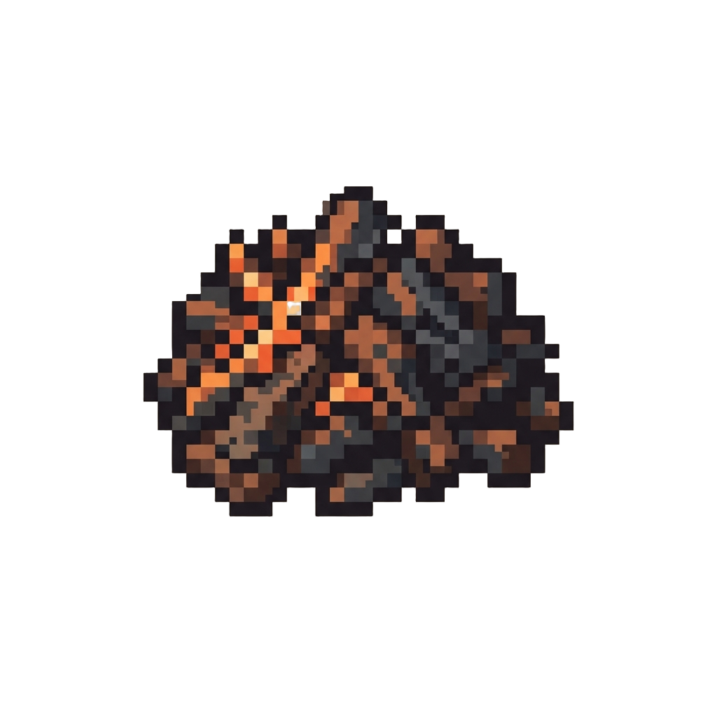 A Shower of Tiny Burnt Embers